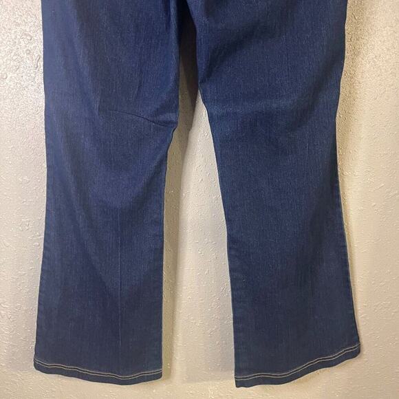 Jaggens Dark Blue XL Bootcut Womens Pants Stretchy Feminine pockets Y2K 90s - Picture 3 of 6